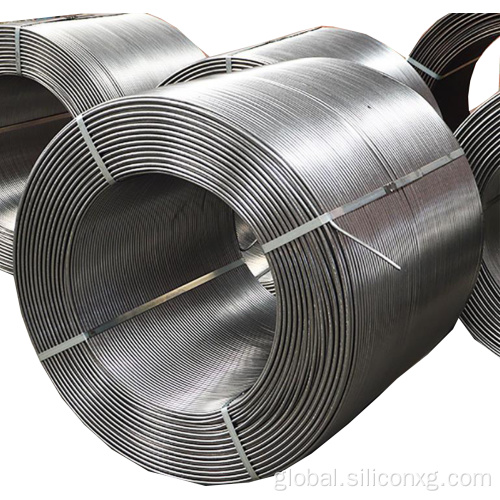 Calcium Silicon Cored Wire steel casting use CaSi cored wire/SiCa Wire Manufactory